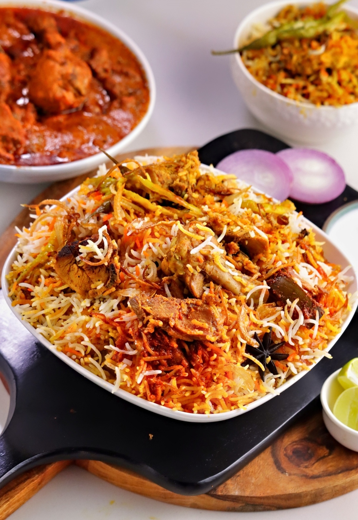 Aavakaya Chicken Biryani | Achari Chicken Biryani | How to cook Avakai ...