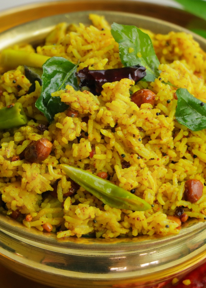 Tamarind Rice | Prasadam Style Recipe | Prasadam Pulihora