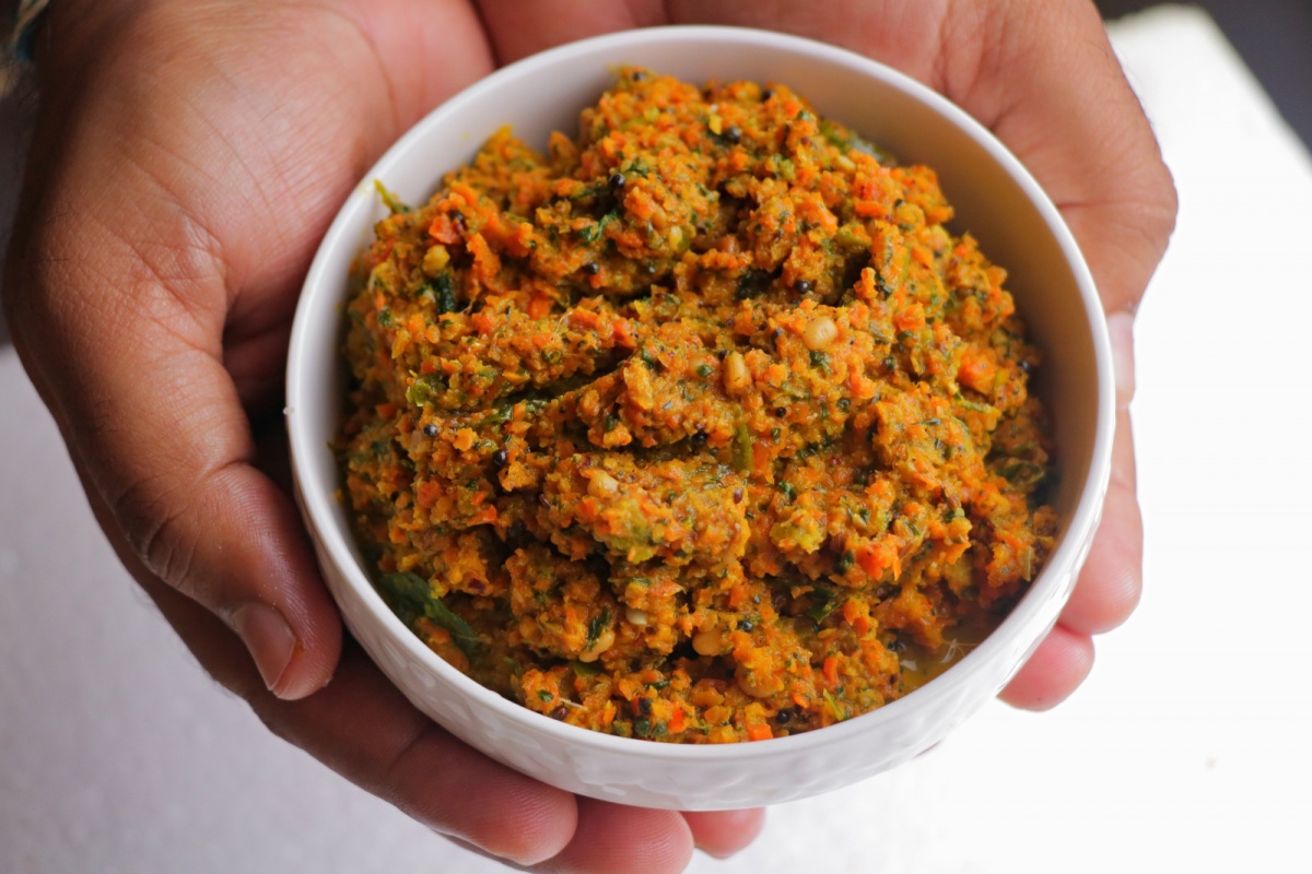 Carrot Fenugreek Leaves Chutney Carrot Methi Chutney Carrot Chutney