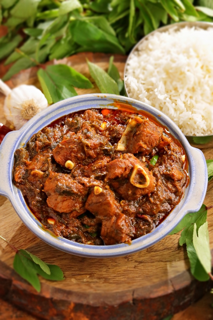Andhra Special Gongura Mutton | Mutton Curry