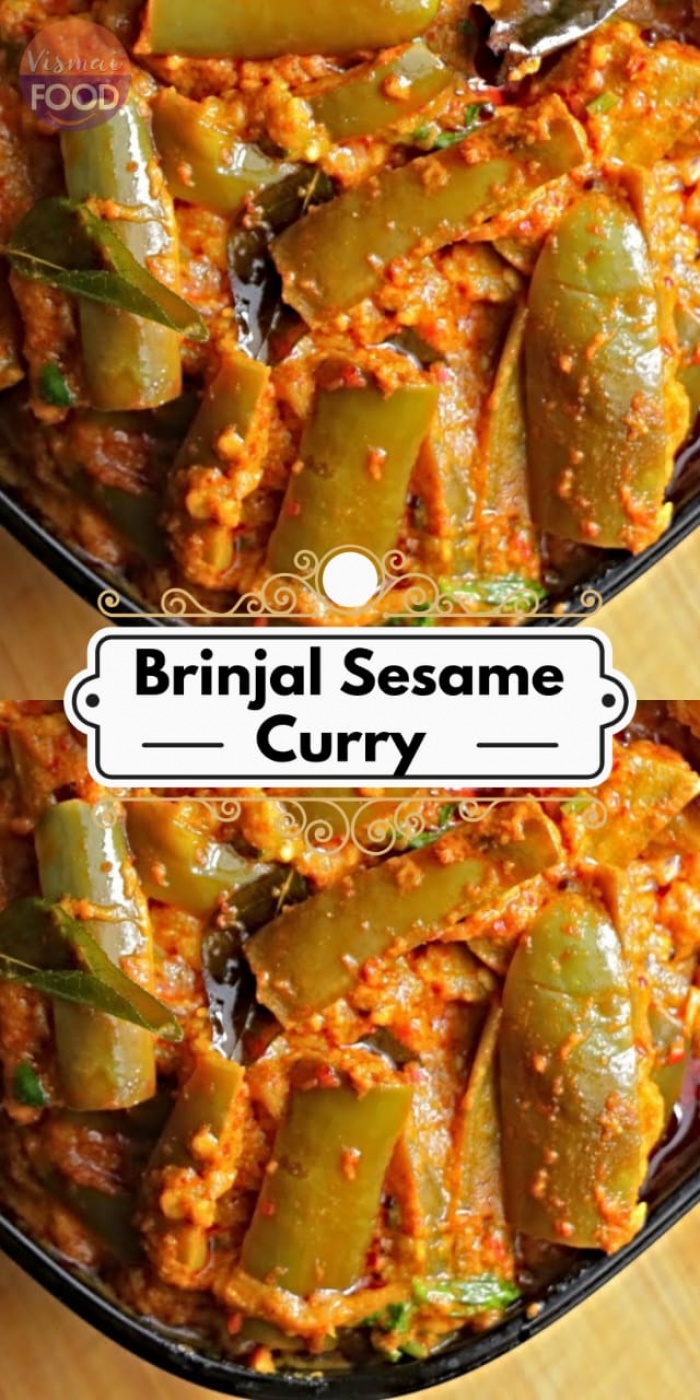 Brinjal Sesame Spicy Curry | Vismai Food