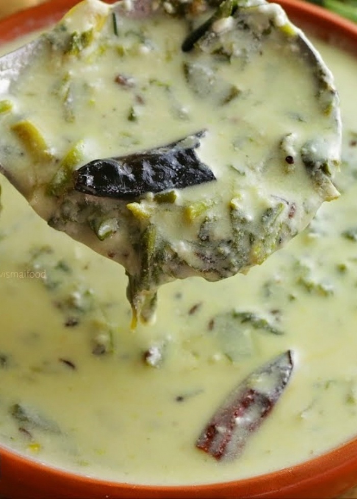 Amaranth Kadhi (Butter Milk Stew) | Thotakura Majjiga Pulusu Recipe | Andhra Majjiga Charu Recipe