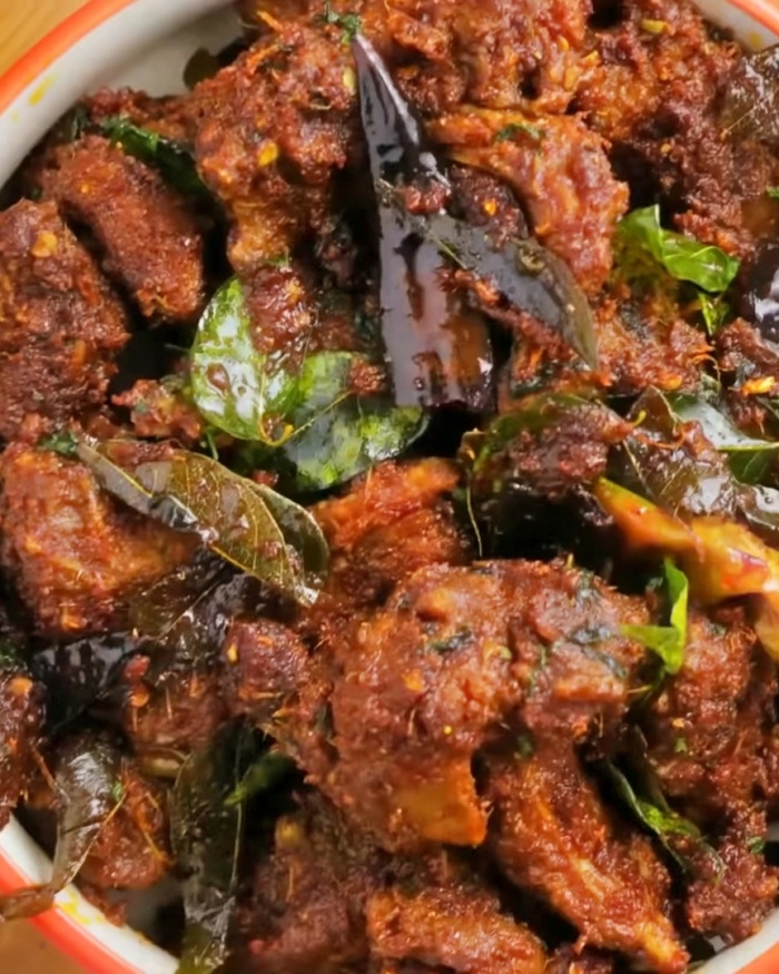 Spicy Mutton Fry | Andhra Style Spicy Mutton Fry | Rayalaseema Style Mutton Fry | How to make Spicy Mutton Fry