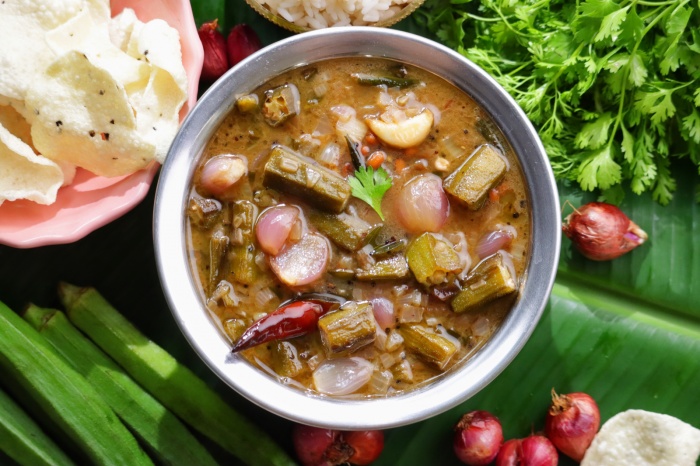 Chettinadu Special Bendakai Mandi | Okra Curry | Bendakaya pulusu