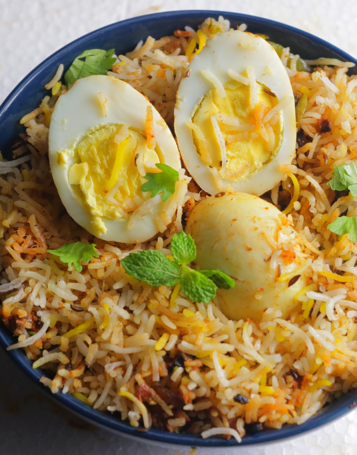Hyderabadi Egg Dum Biryani Anda Biriyani How To Make Egg Biriyani