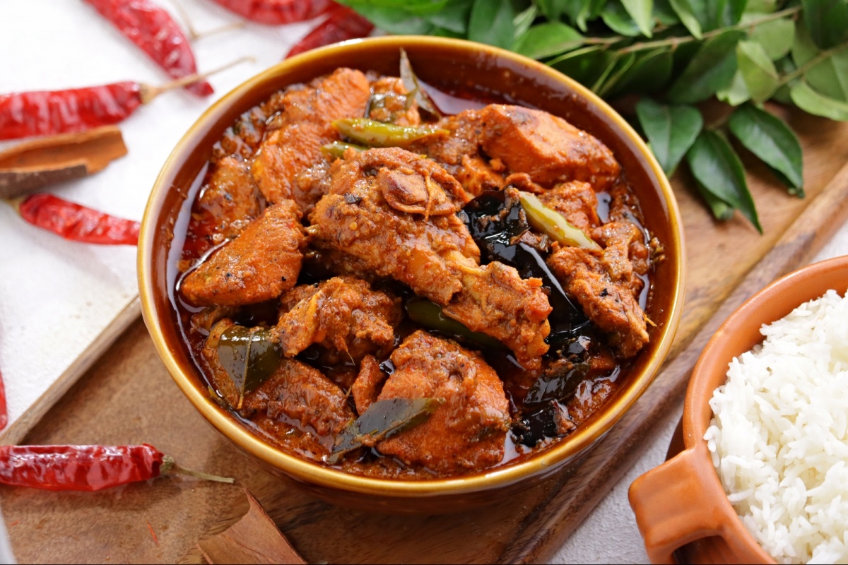 Hyderabadi Style Achari Chicken masala Avakai Chicken Avakaya
