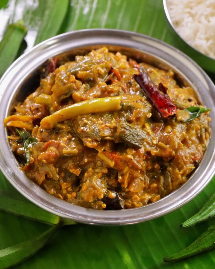 Rayalaseema Special Bendkaya Bajji | Okra Curry | Bendakaya Pullagura | Vendakkai Recipe